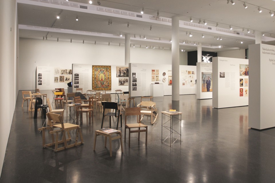 Exhibition design: From the School of Arts and Crafts to the Academy of Arts. A Hundred Years of Art Education in Tallinn.